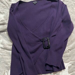 Apt. 9 Deep Purple Knit Top